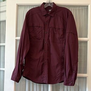 L.L. Bean Men's Burgundy Shirt